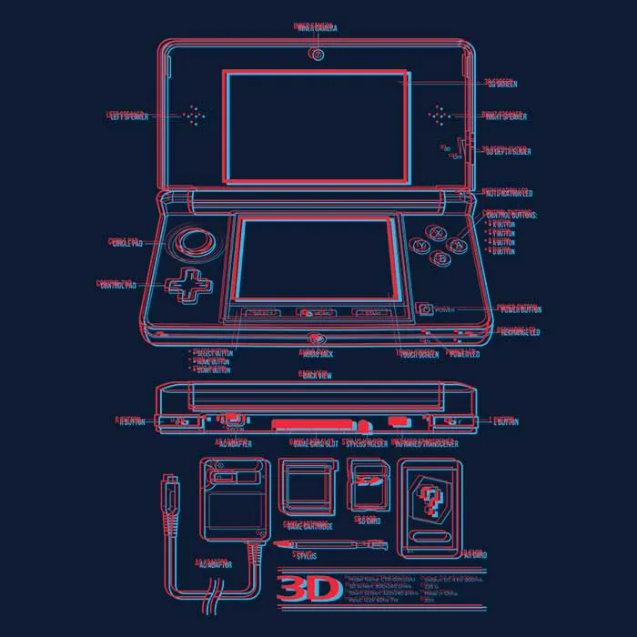 3DS - Long Sleeve T-Shirt