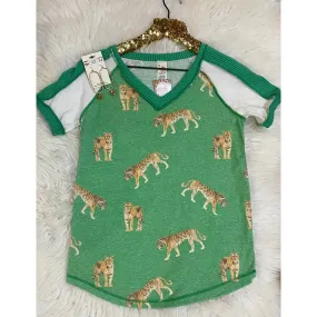 7Th Ray - Women's Tiger Block Top