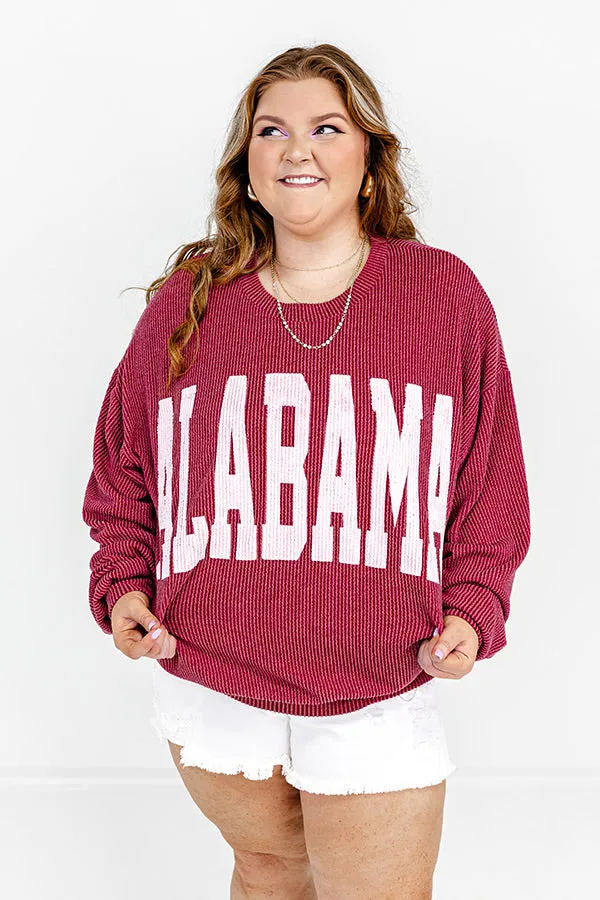 Alabama State Pride Sweatshirt Curves