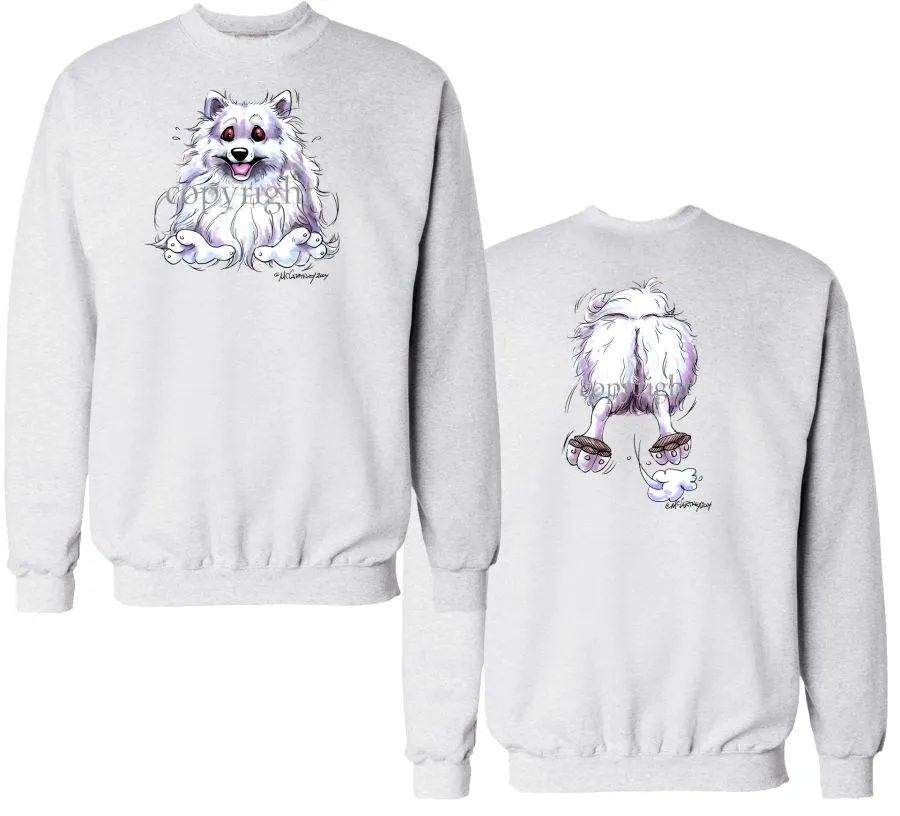American Eskimo Dog - Coming and Going - Sweatshirt (Double Sided)