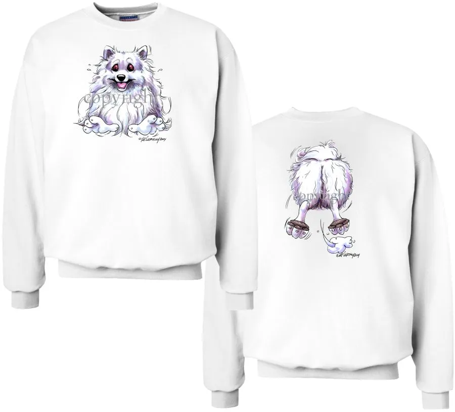 American Eskimo Dog - Coming and Going - Sweatshirt (Double Sided)