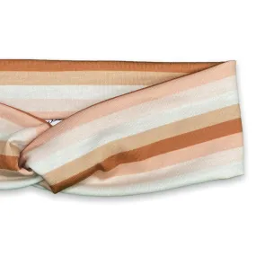 Bronze Stripes Knotties Headband