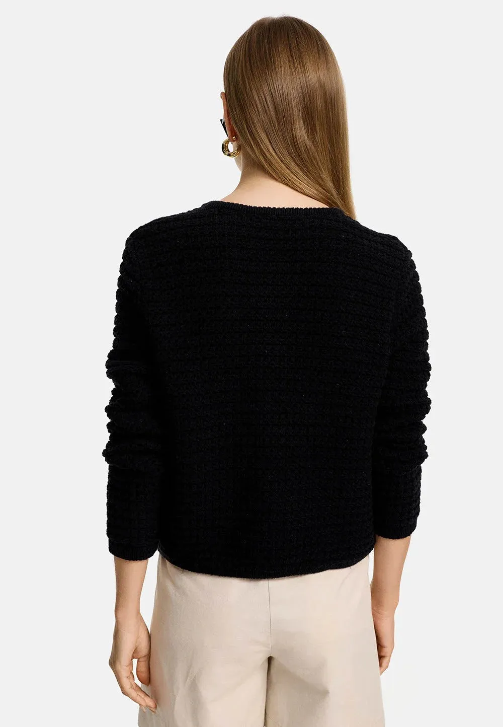 CATNOIR Black Knit Cardigan