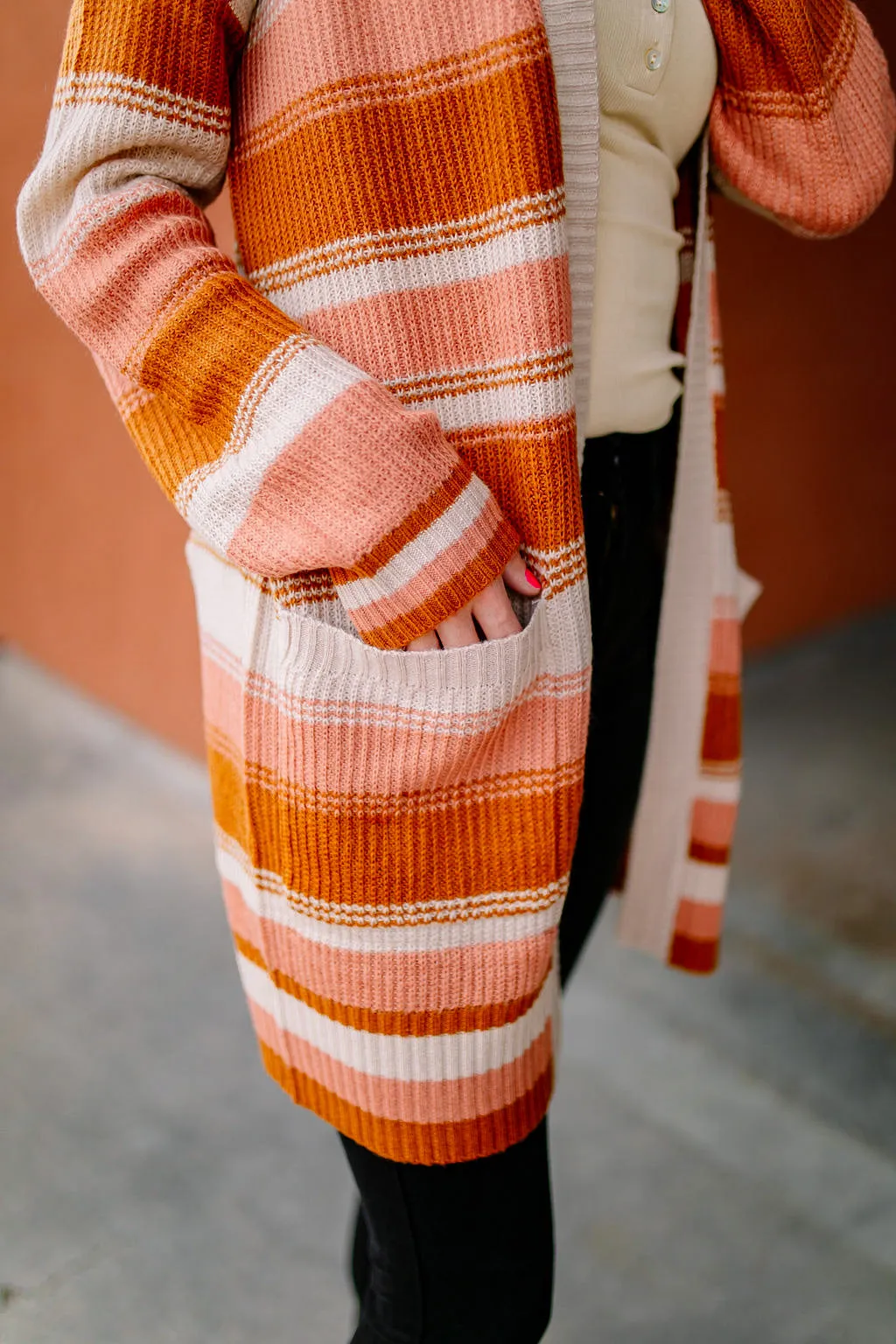 Chasing Sunsets Striped Cardigan | FINAL SALE