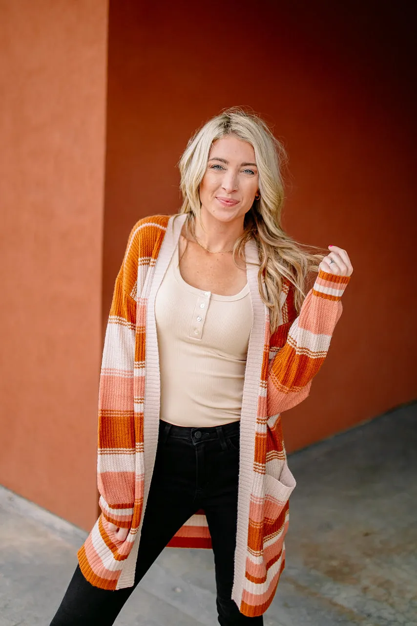 Chasing Sunsets Striped Cardigan | FINAL SALE