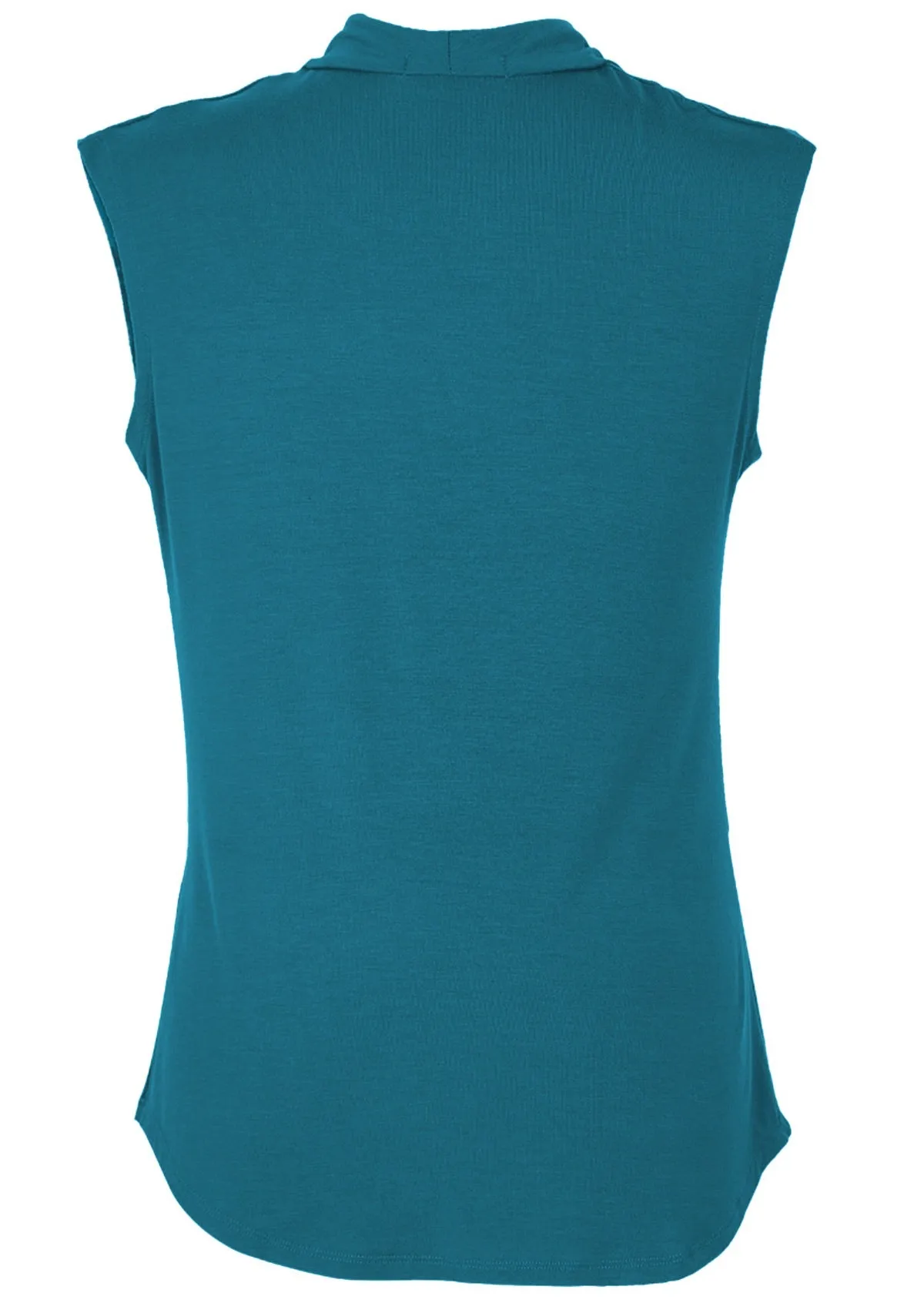 Cowl Neck Top Teal