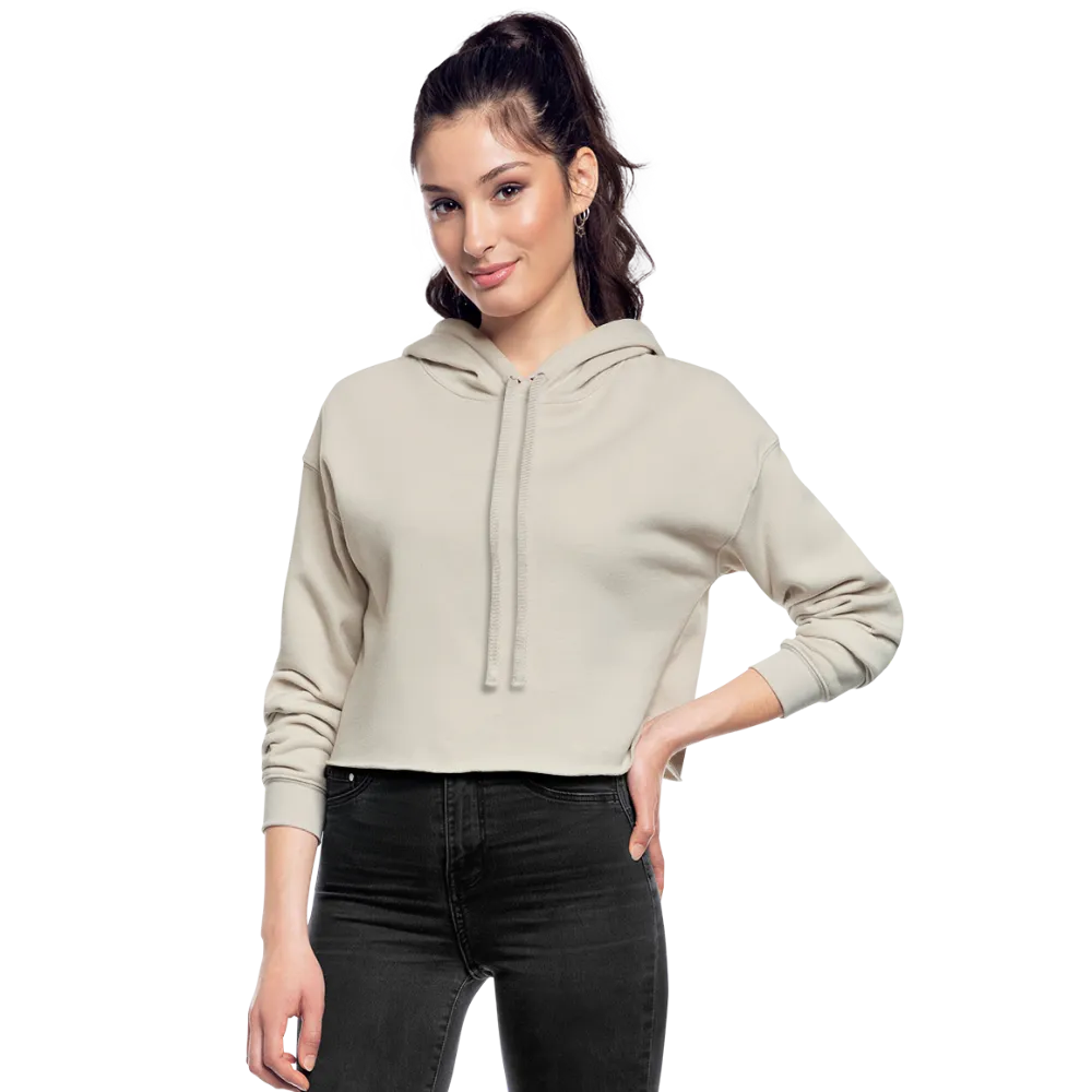 Customizable Women's Cropped Hoodie add your own photos, images, designs, quotes, texts and more