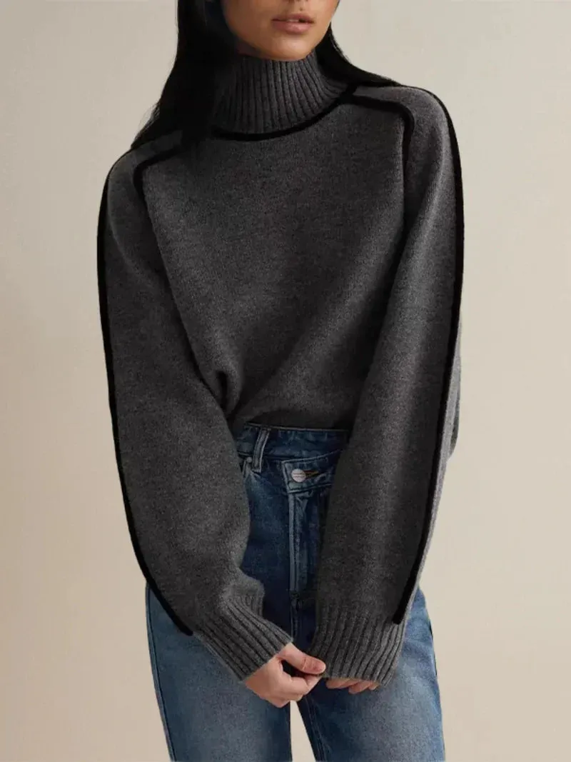 Dide - Stijlvolle rolkragenpullover voor dames