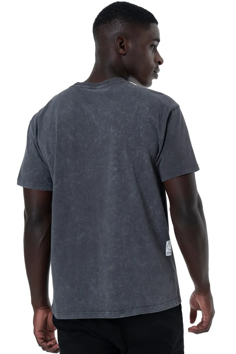 Dirty Dye T-Shirt _ 147307 _ Charcoal
