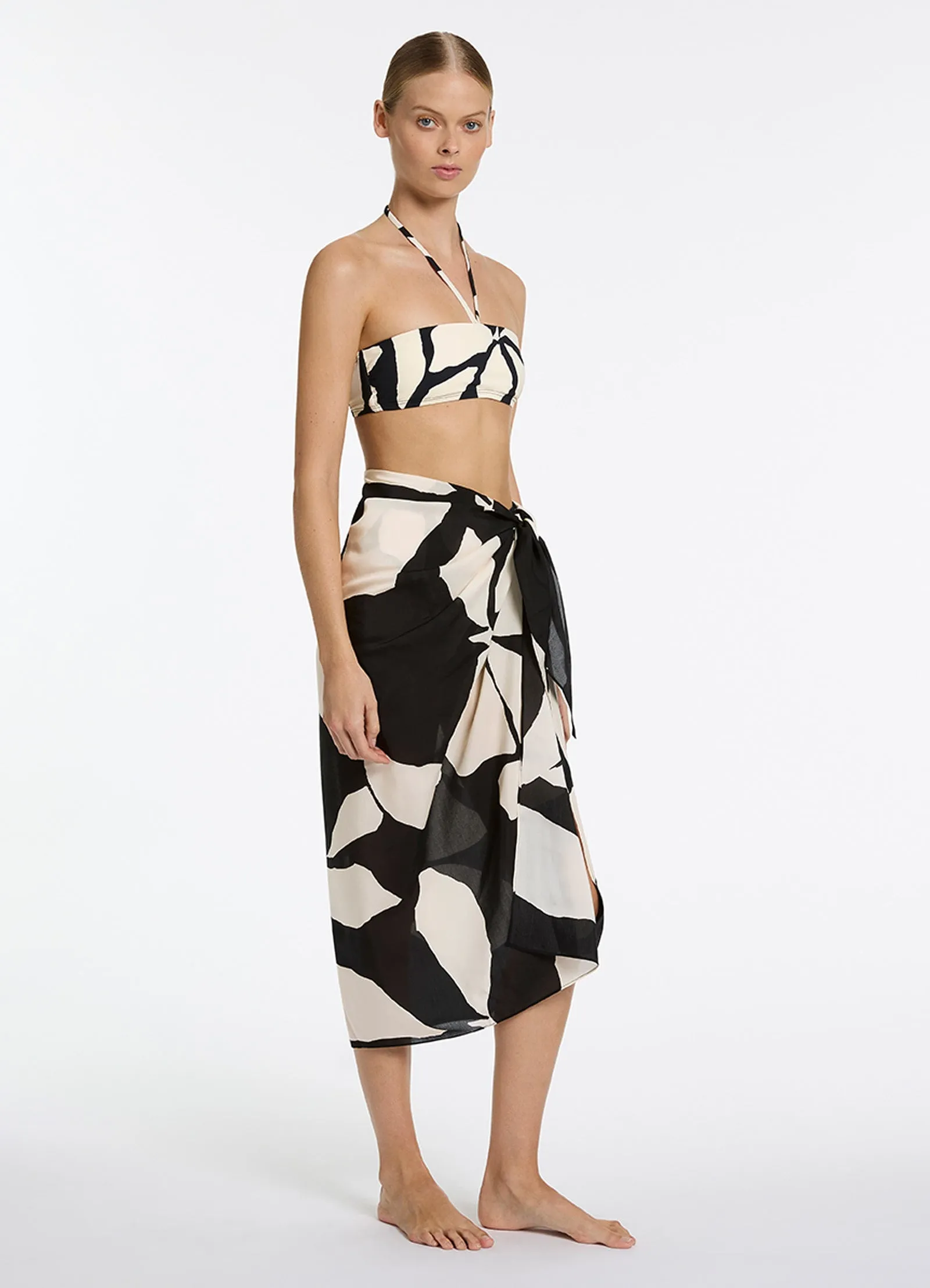 Fiore Sarong - Black