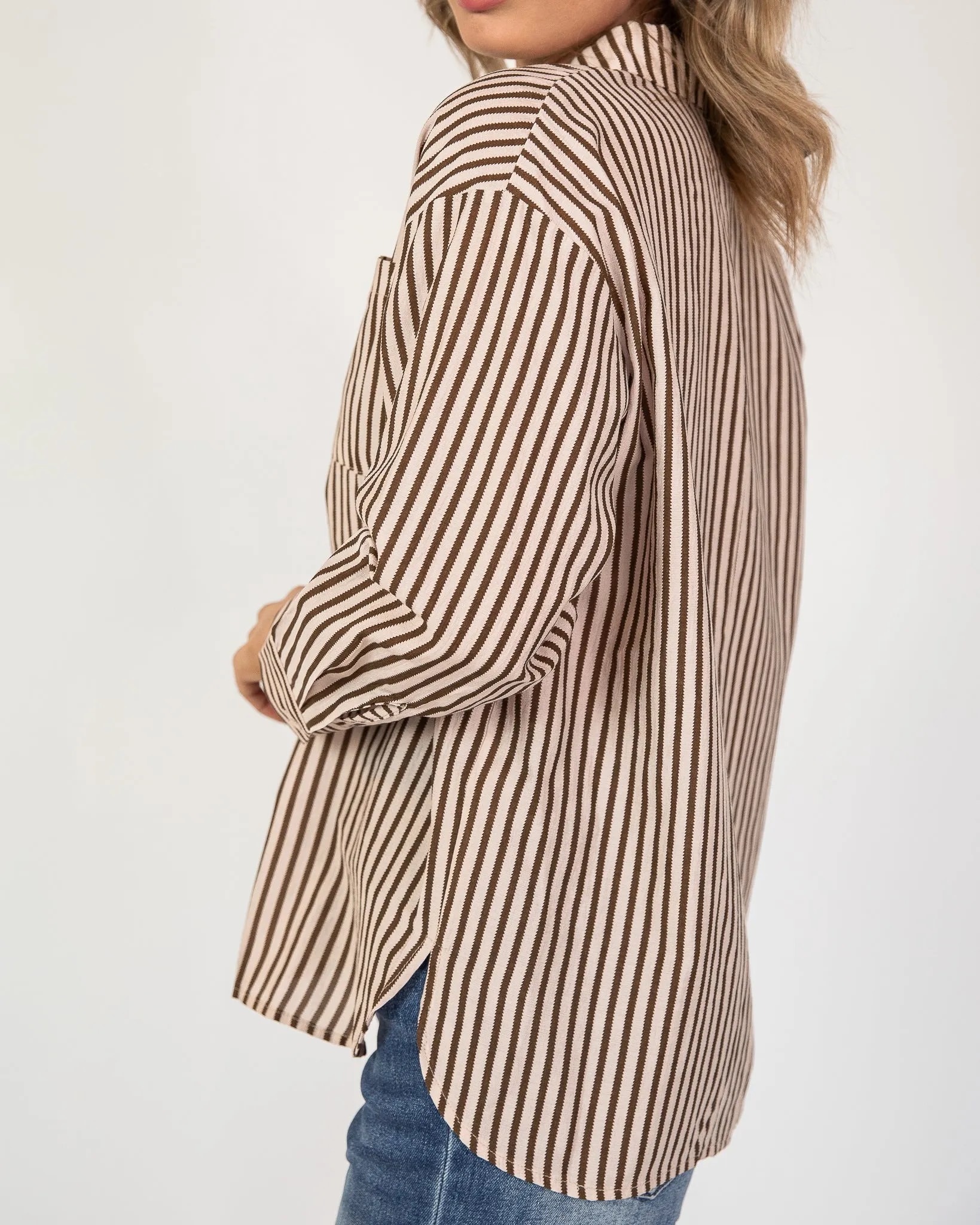Going Places Button-Up