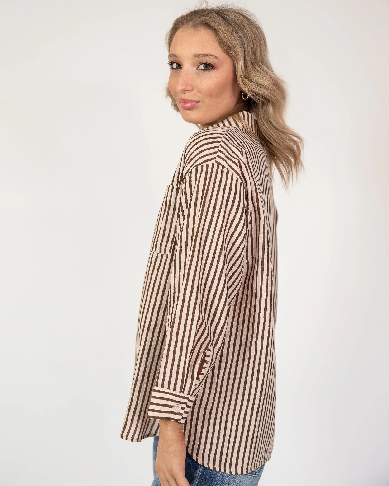 Going Places Button-Up