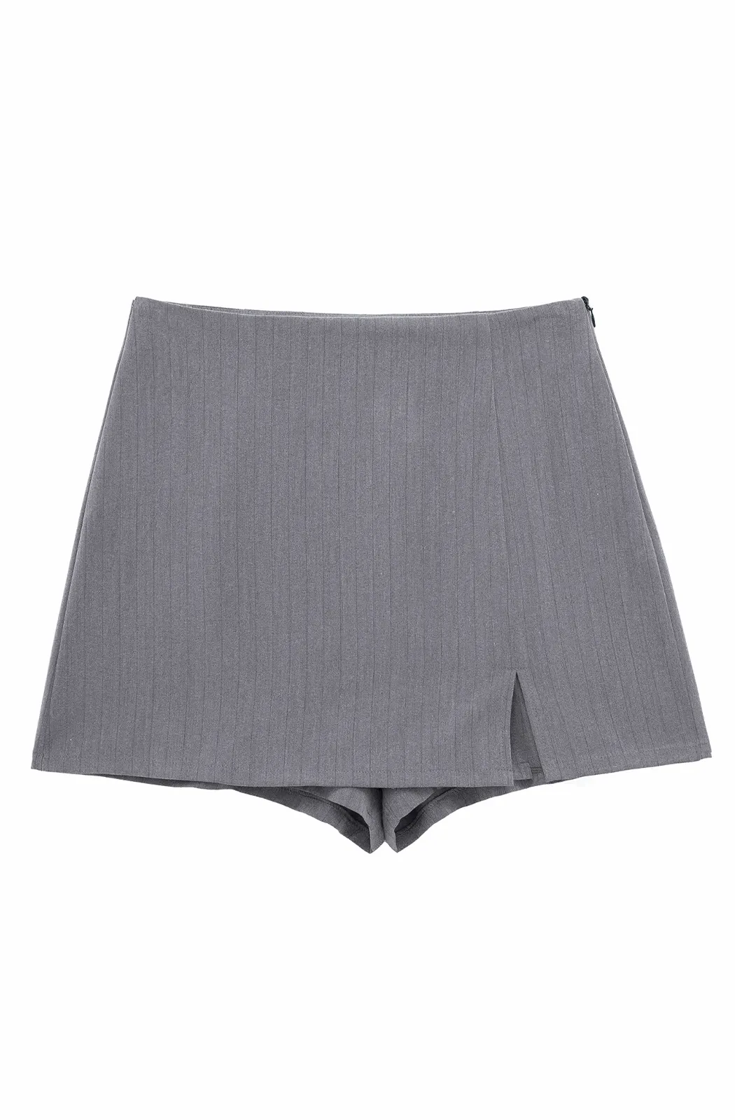 Grey striped skort