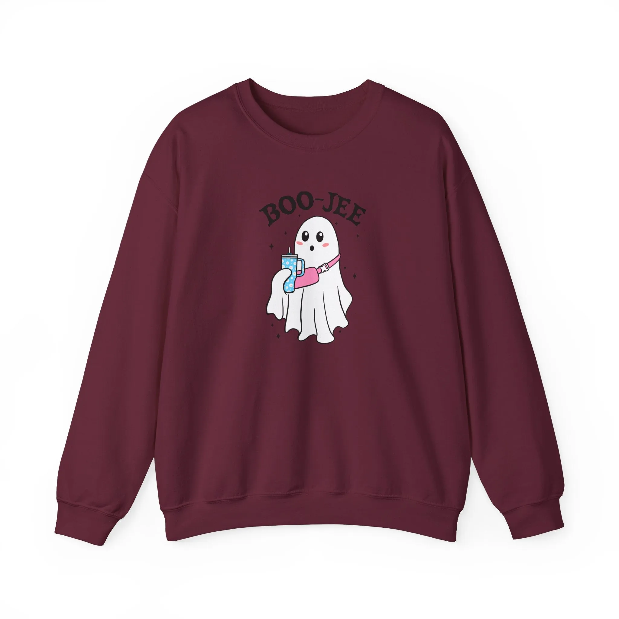 Halloween| Trendy Fall Sweatshirt with Boo Jee Ghost  Perfect for the Stylishly Spooky!