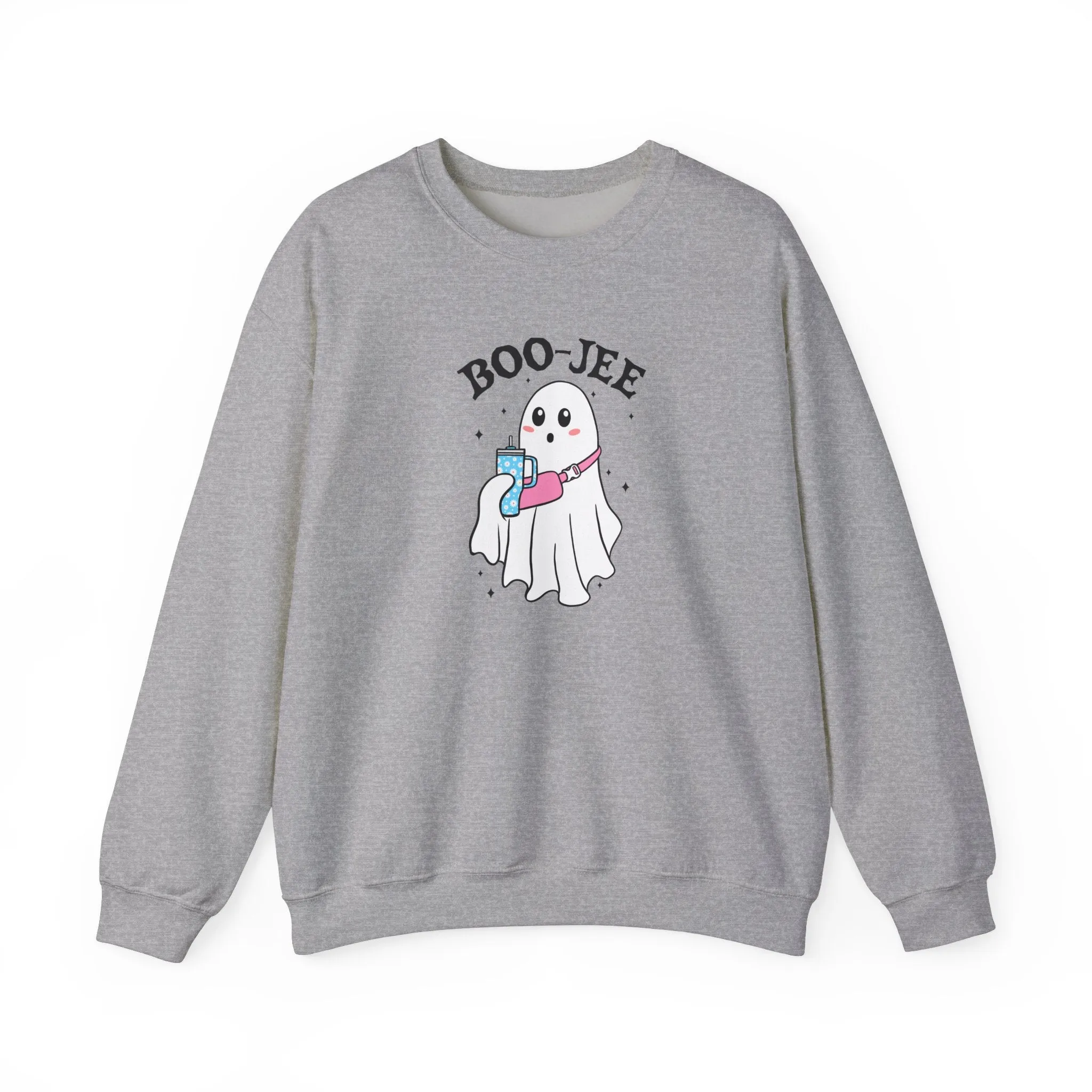 Halloween| Trendy Fall Sweatshirt with Boo Jee Ghost  Perfect for the Stylishly Spooky!