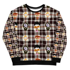'Hipster Flannel' Unisex Sweatshirt
