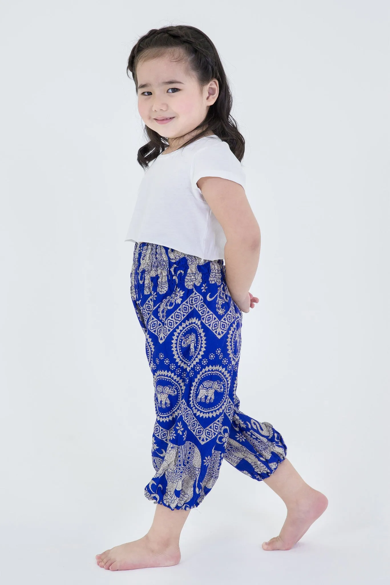Imperial Elephant Kids Elephant Pants in Blue