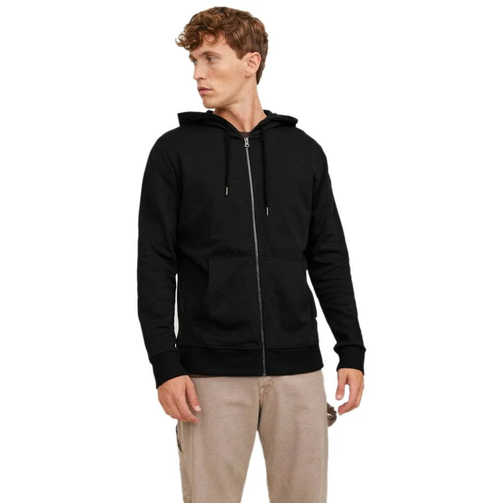 Jack & Jones Mens 'JJEBASIC' Sweat Zip Hoodie Jumper