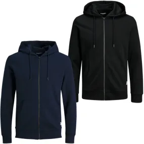 Jack & Jones Mens 'JJEBASIC' Sweat Zip Hoodie Jumper