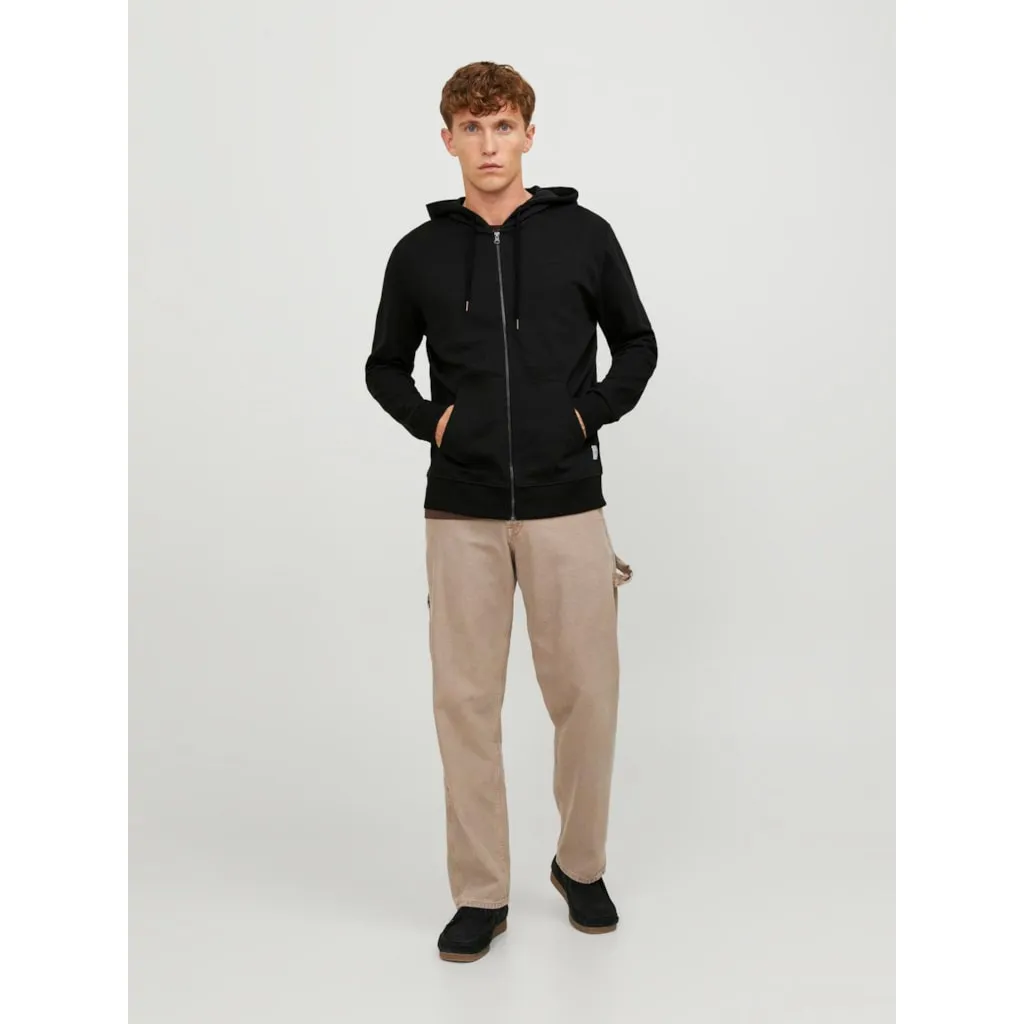 Jack & Jones Mens 'JJEBASIC' Sweat Zip Hoodie Jumper