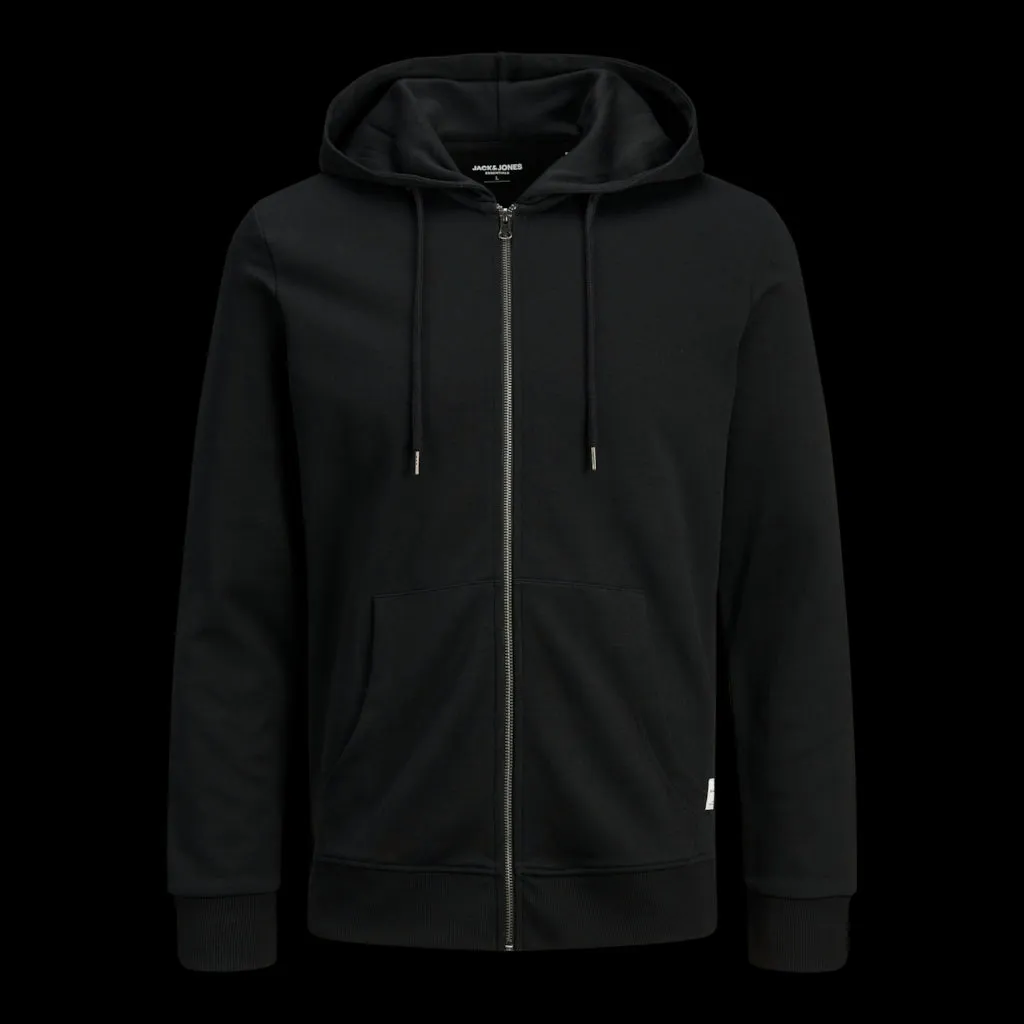 Jack & Jones Mens 'JJEBASIC' Sweat Zip Hoodie Jumper