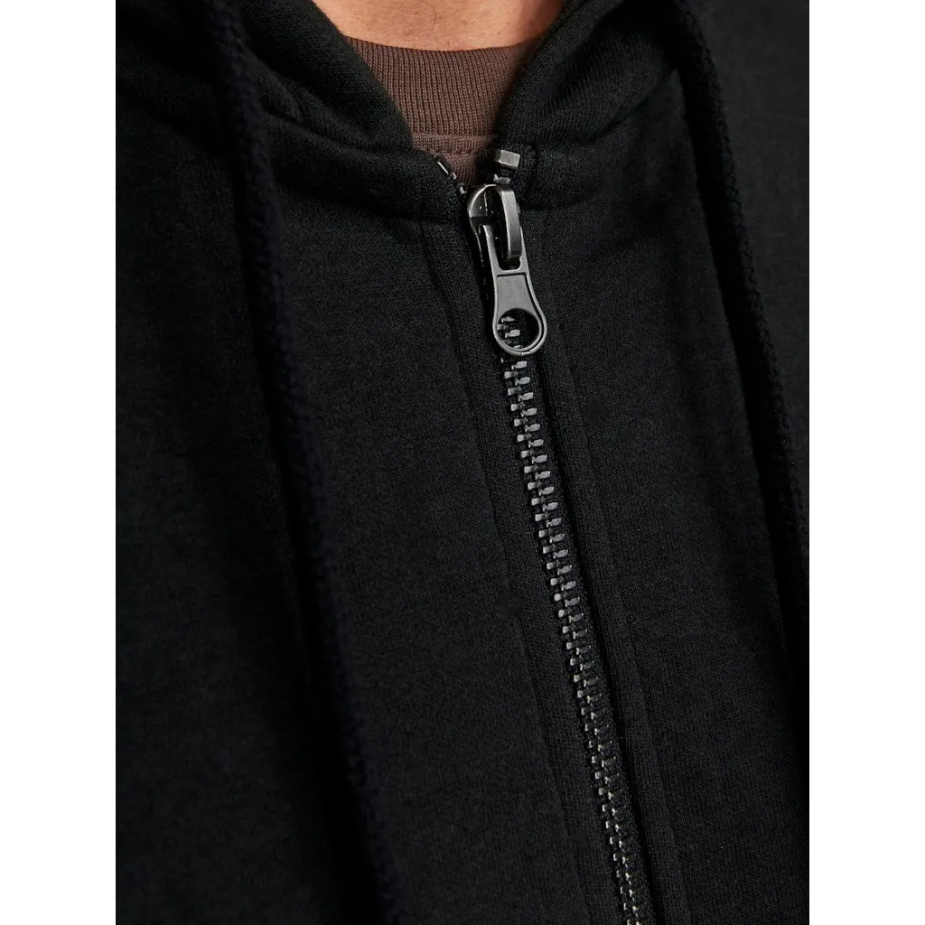 Jack & Jones Mens 'JJEBASIC' Sweat Zip Hoodie Jumper