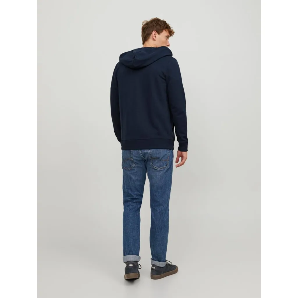 Jack & Jones Mens 'JJEBASIC' Sweat Zip Hoodie Jumper
