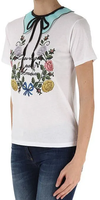 'L'aveugle Par Amour' Sequin Embellished T-Shirt