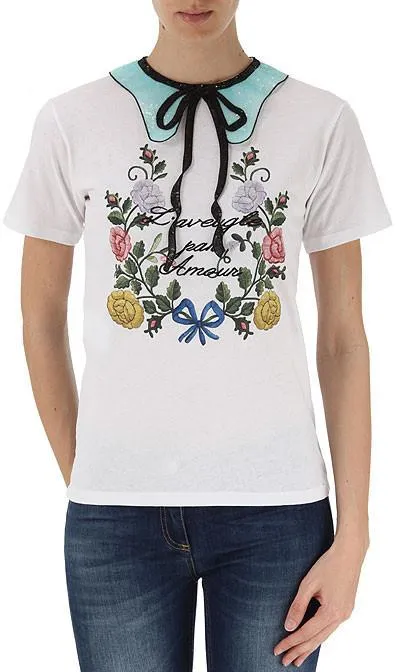 'L'aveugle Par Amour' Sequin Embellished T-Shirt