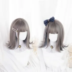 Lolita Medium Length Straight Mixed Color Wig YC24509