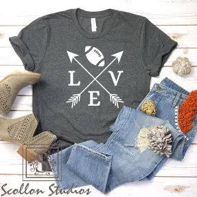 Love Football Arrow Shirt