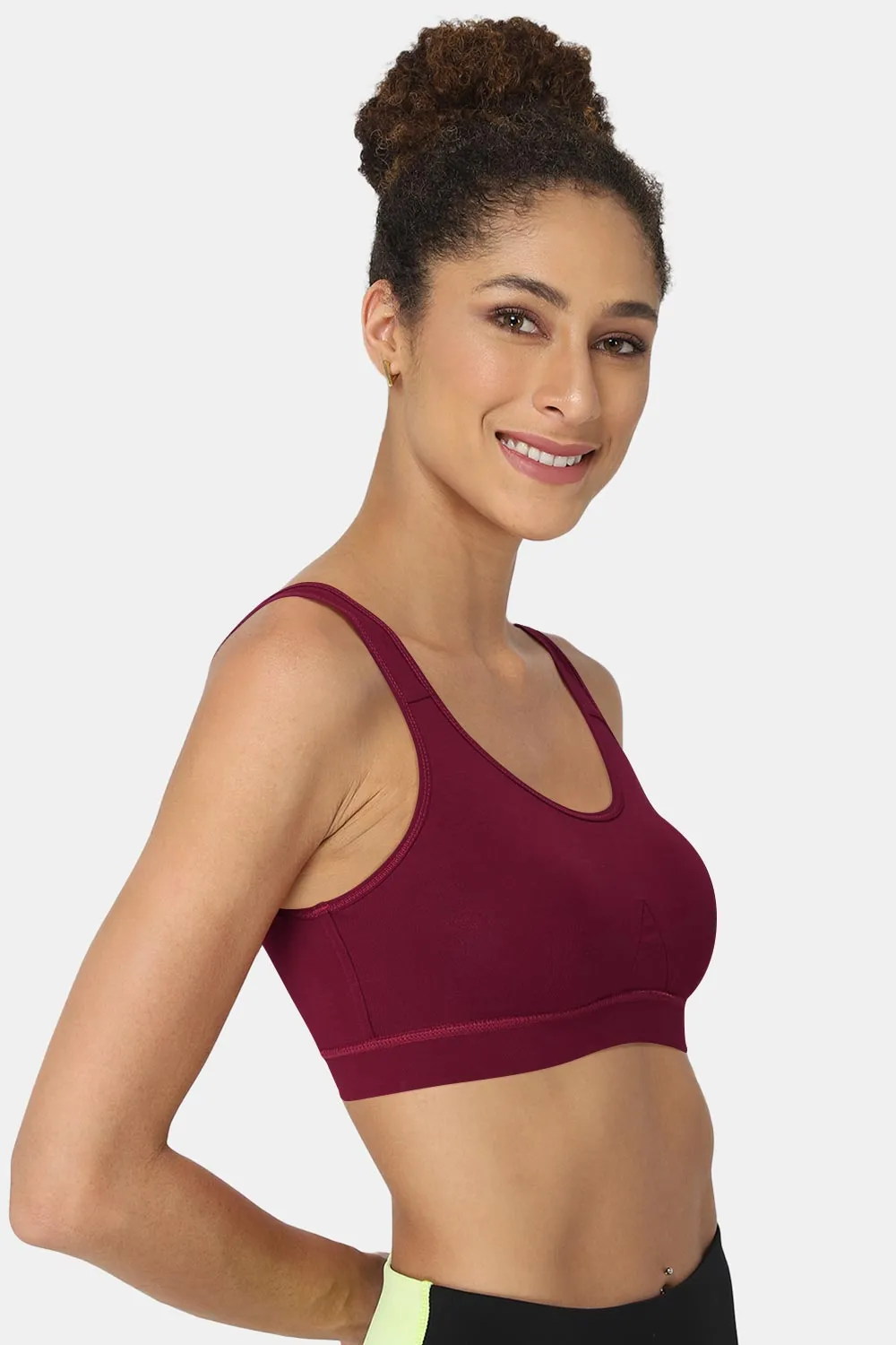 Medium Coverage Non-Wired Non-Padded Intimacy Active Sports Bra - CA01