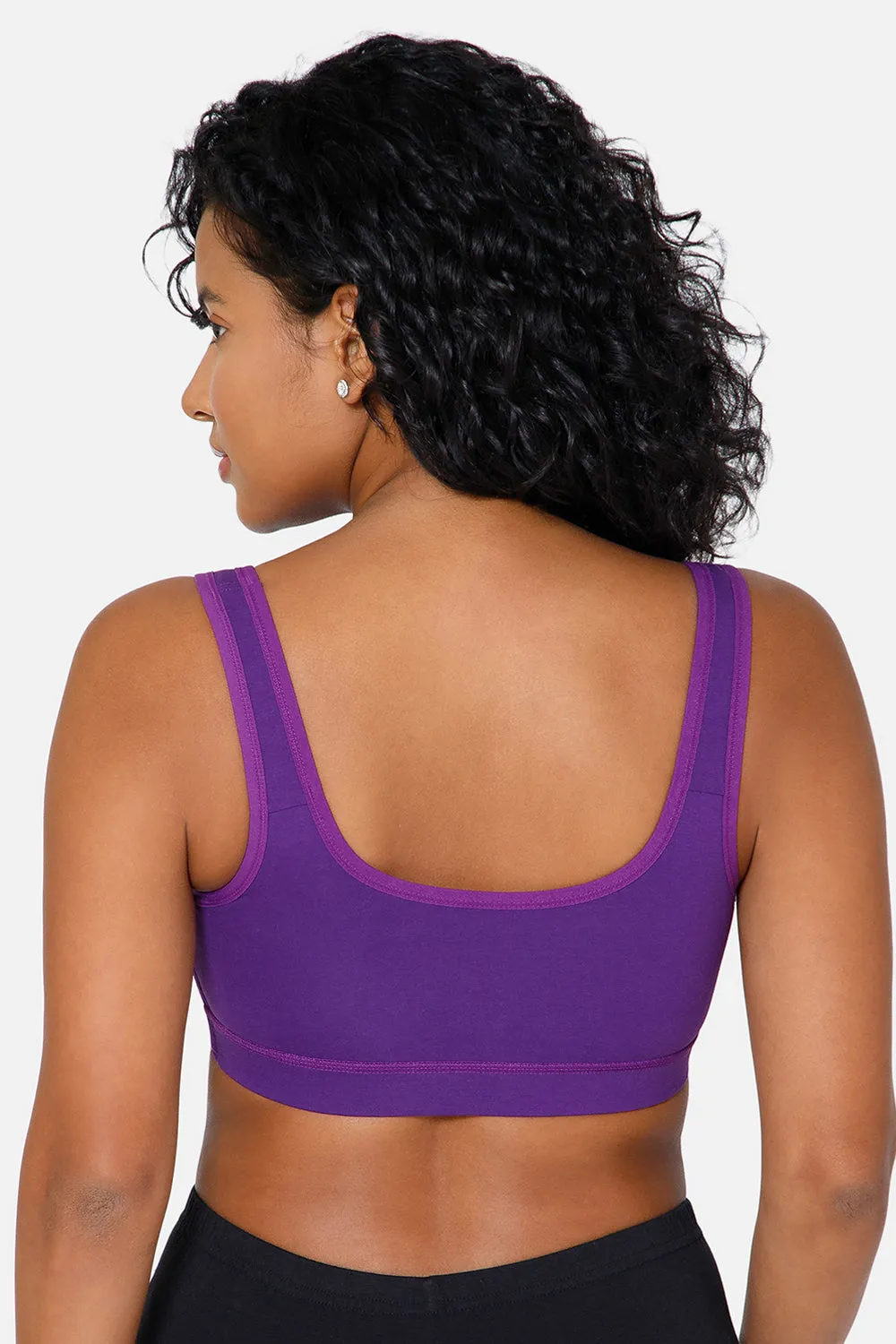 Medium Coverage Non-Wired Non-Padded Intimacy Active Sports Bra - CA01