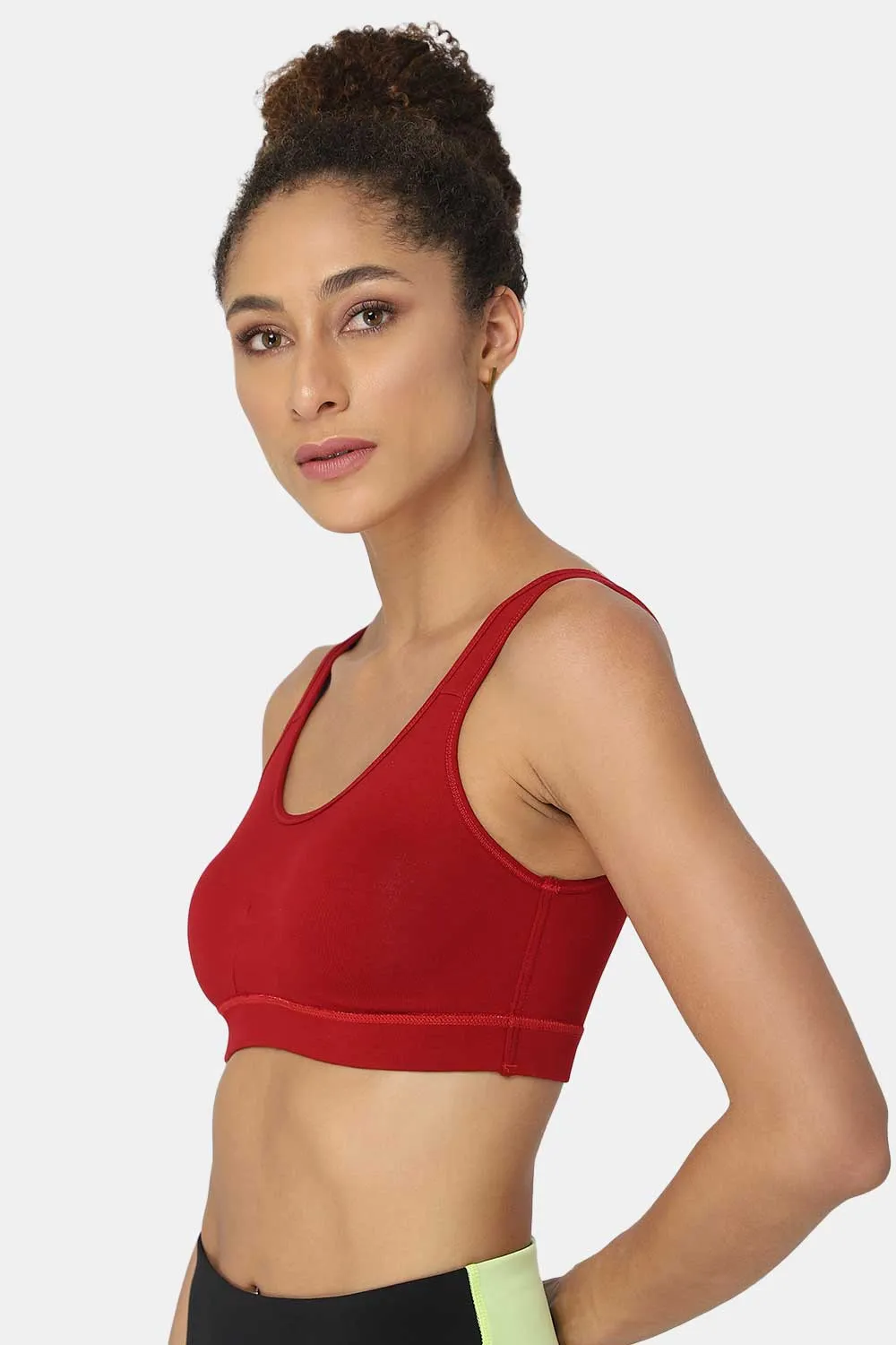 Medium Coverage Non-Wired Non-Padded Intimacy Active Sports Bra - CA01