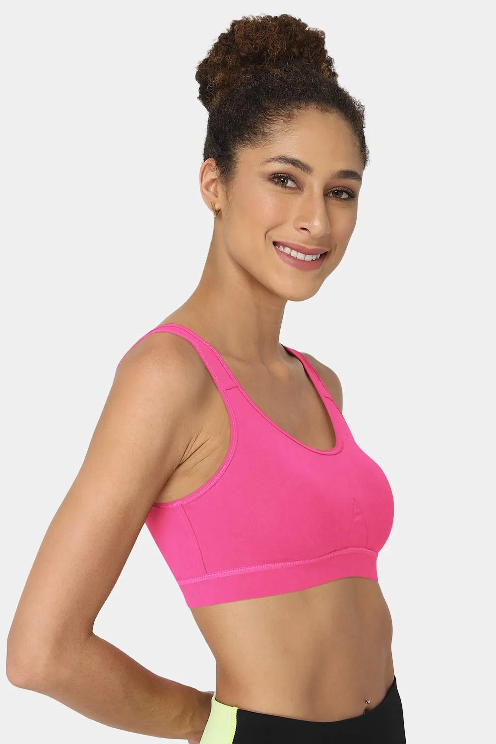 Medium Coverage Non-Wired Non-Padded Intimacy Active Sports Bra - CA01