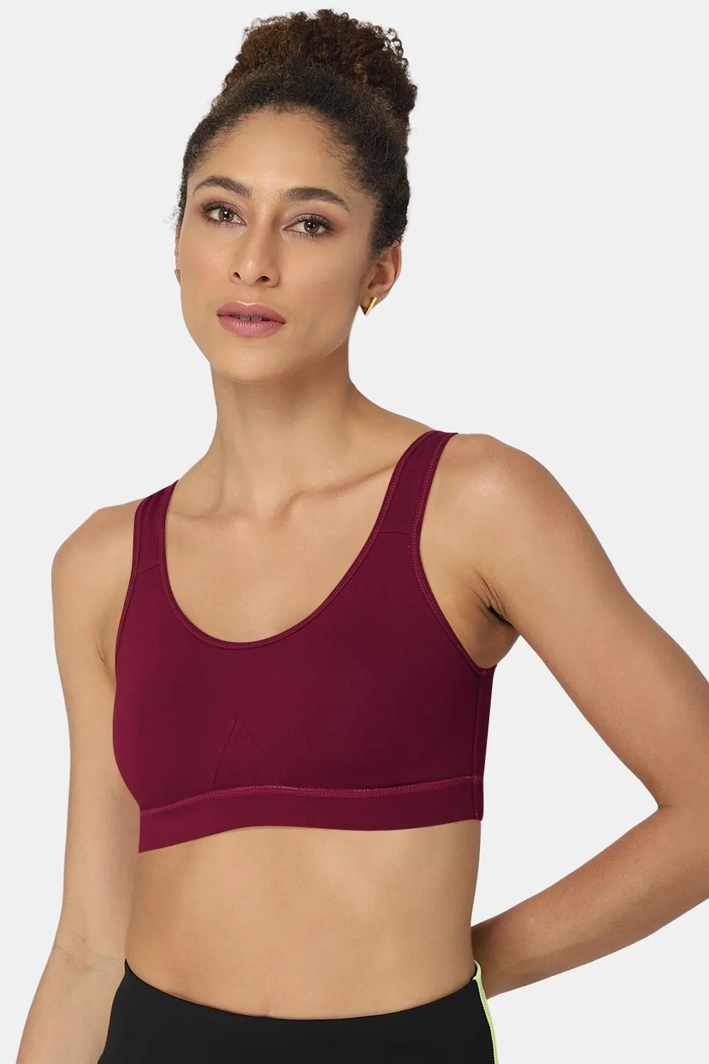 Medium Coverage Non-Wired Non-Padded Intimacy Active Sports Bra - CA01