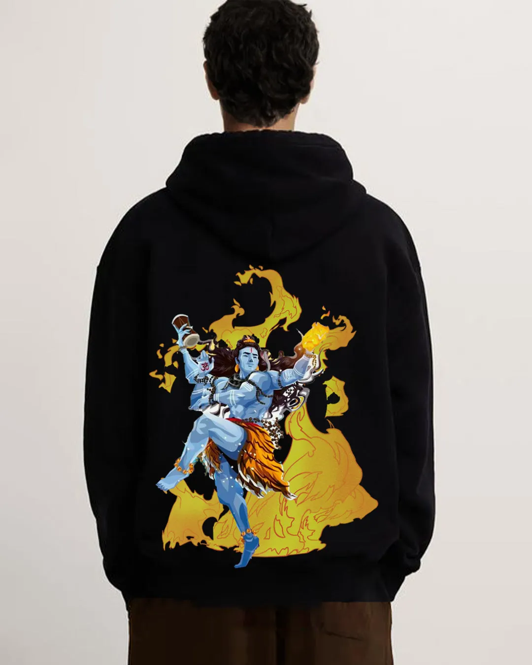 Men's Oversized Hoodie - Shiv Tandav