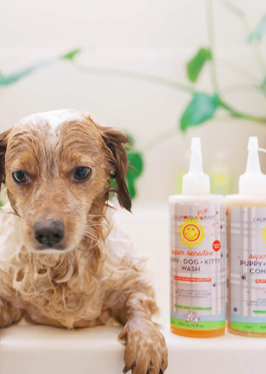 (No Fragrance) Super Sensitive™ Puppy   Dog   Kitty Wash & Conditioner Set