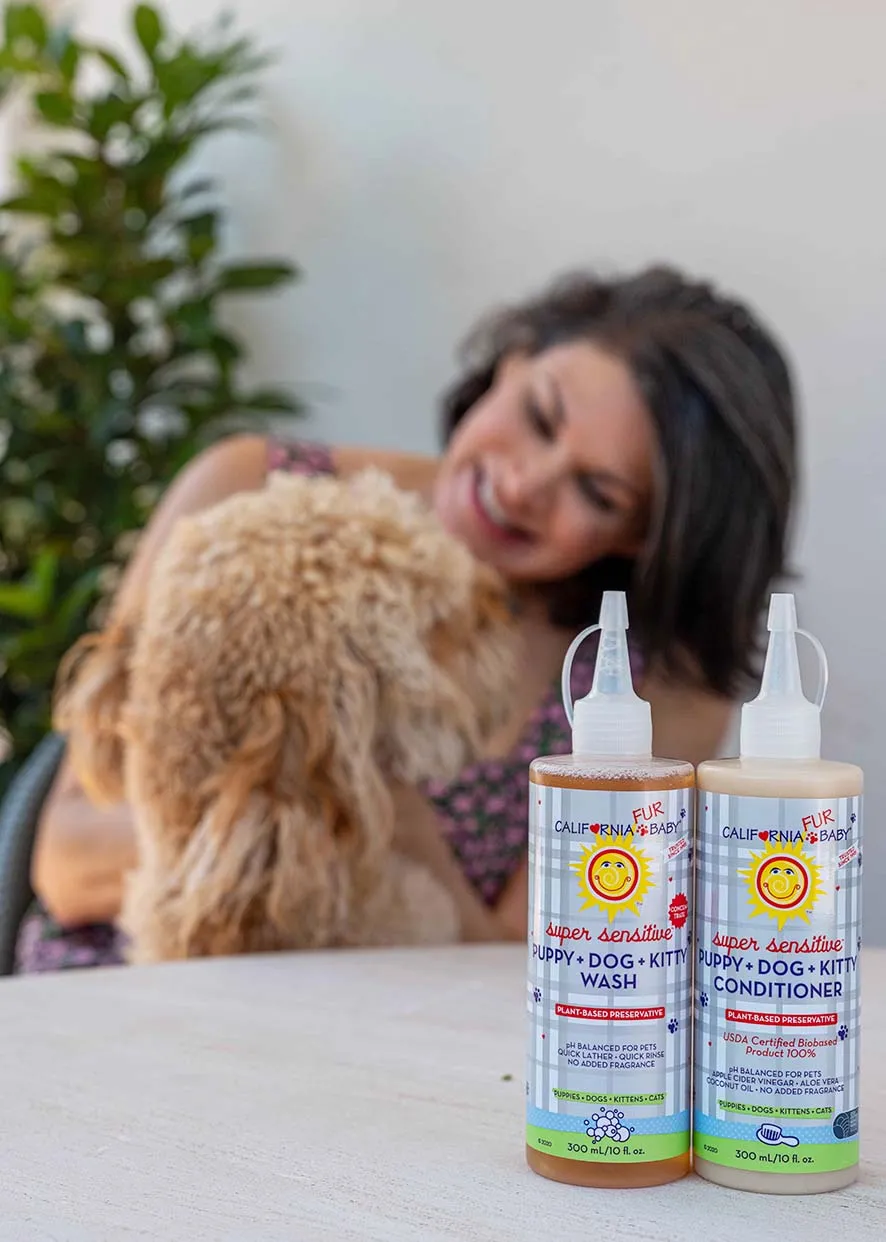 (No Fragrance) Super Sensitive™ Puppy   Dog   Kitty Wash & Conditioner Set