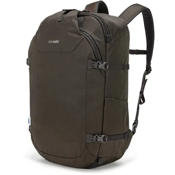 Pacsafe Venturesafe EXP45 anti-theft recycled ECONYL carry-on travel pack