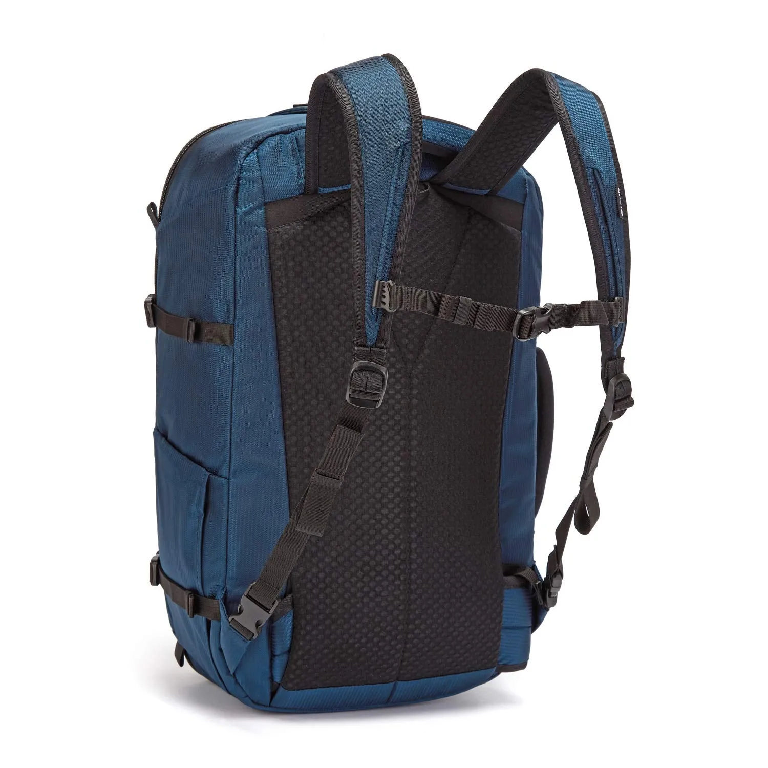 Pacsafe Venturesafe EXP45 anti-theft recycled ECONYL carry-on travel pack