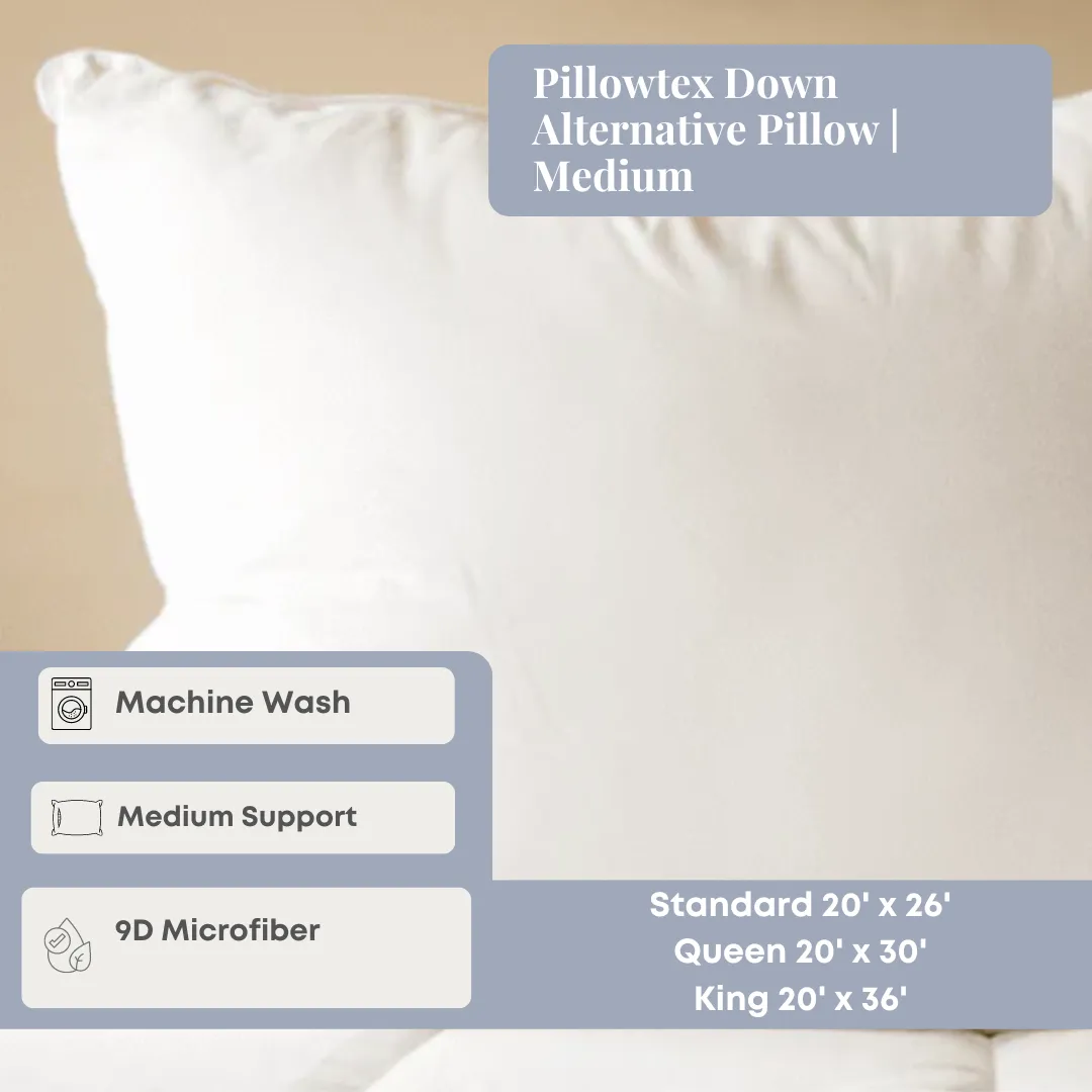 Pillowtex Down Alternative Pillow | Medium