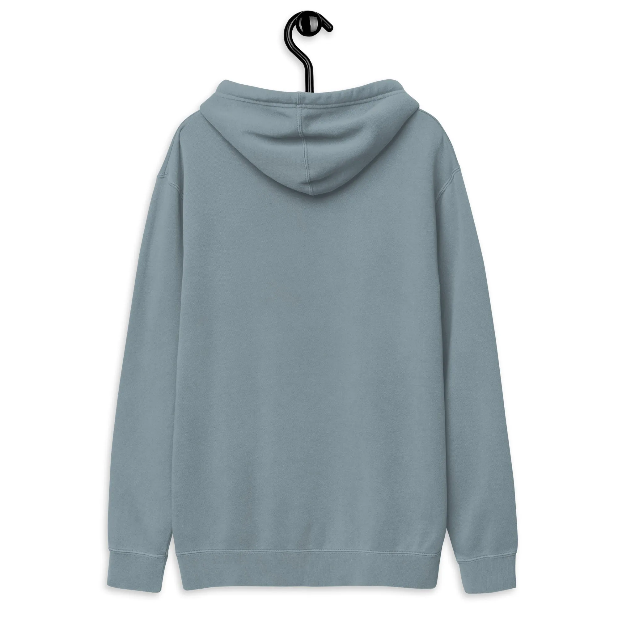 QueenVCulture Embroidered Logo pigment-dyed hoodie