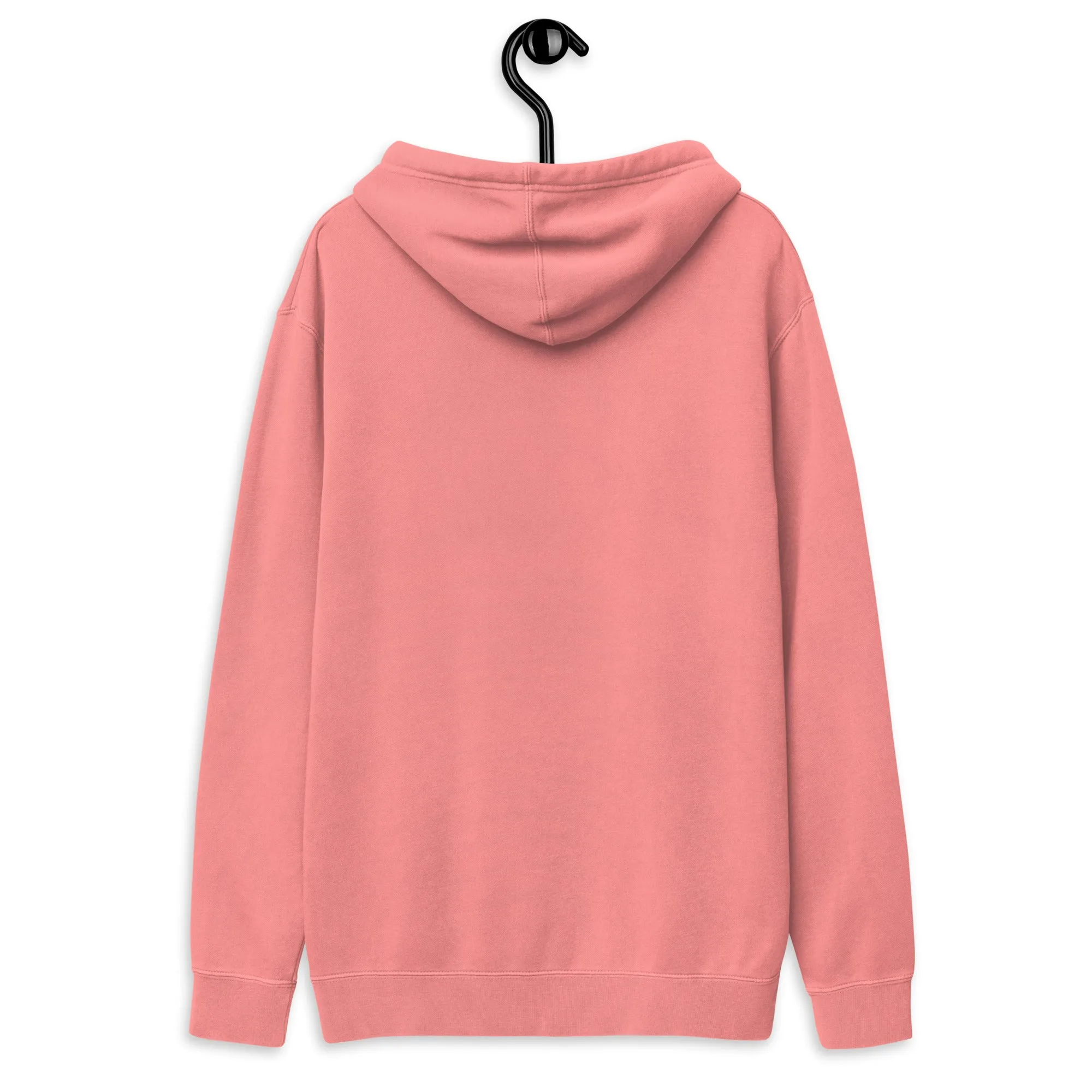 QueenVCulture Embroidered Logo pigment-dyed hoodie