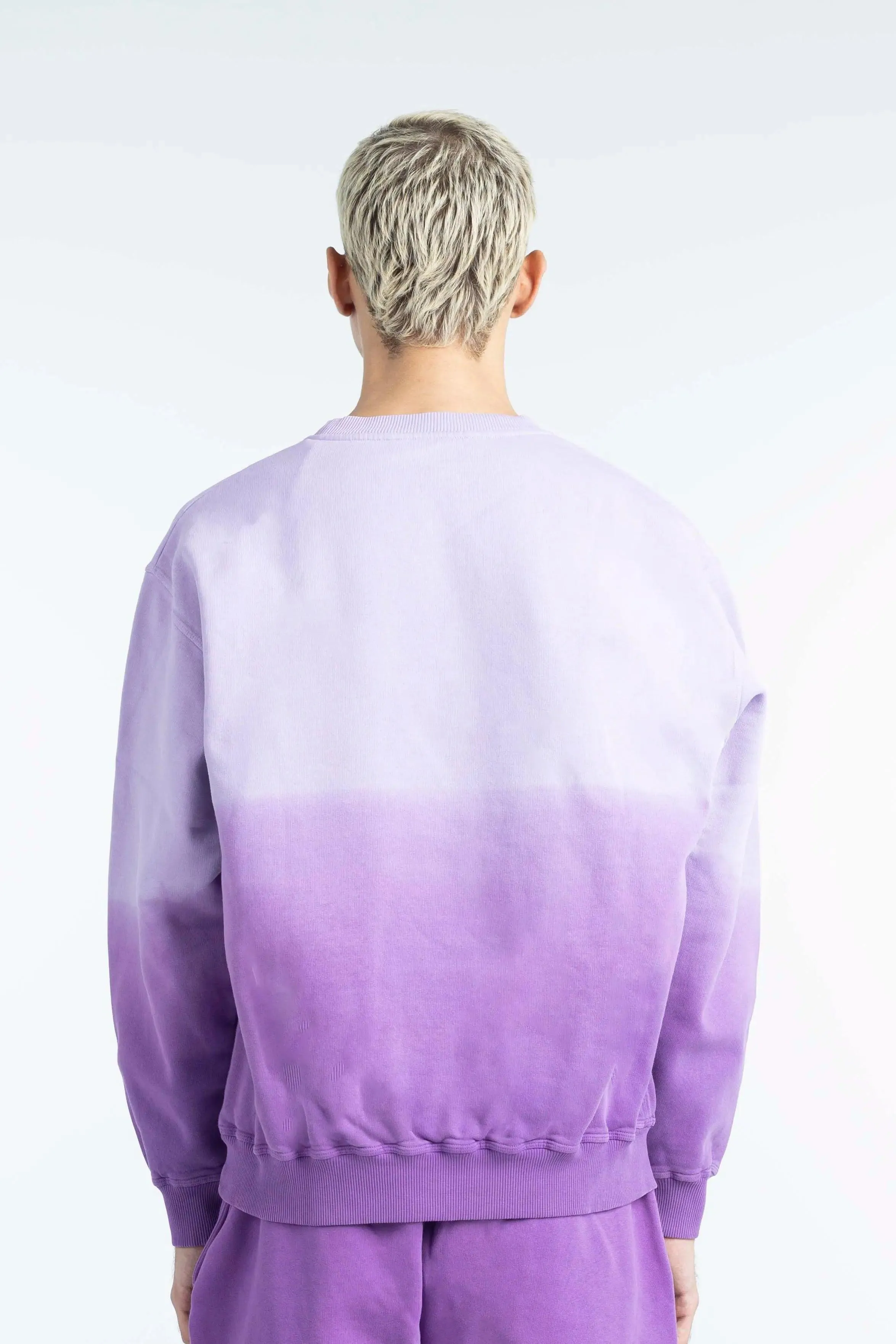 "BAD" Gradient Sweatshirt - Purple