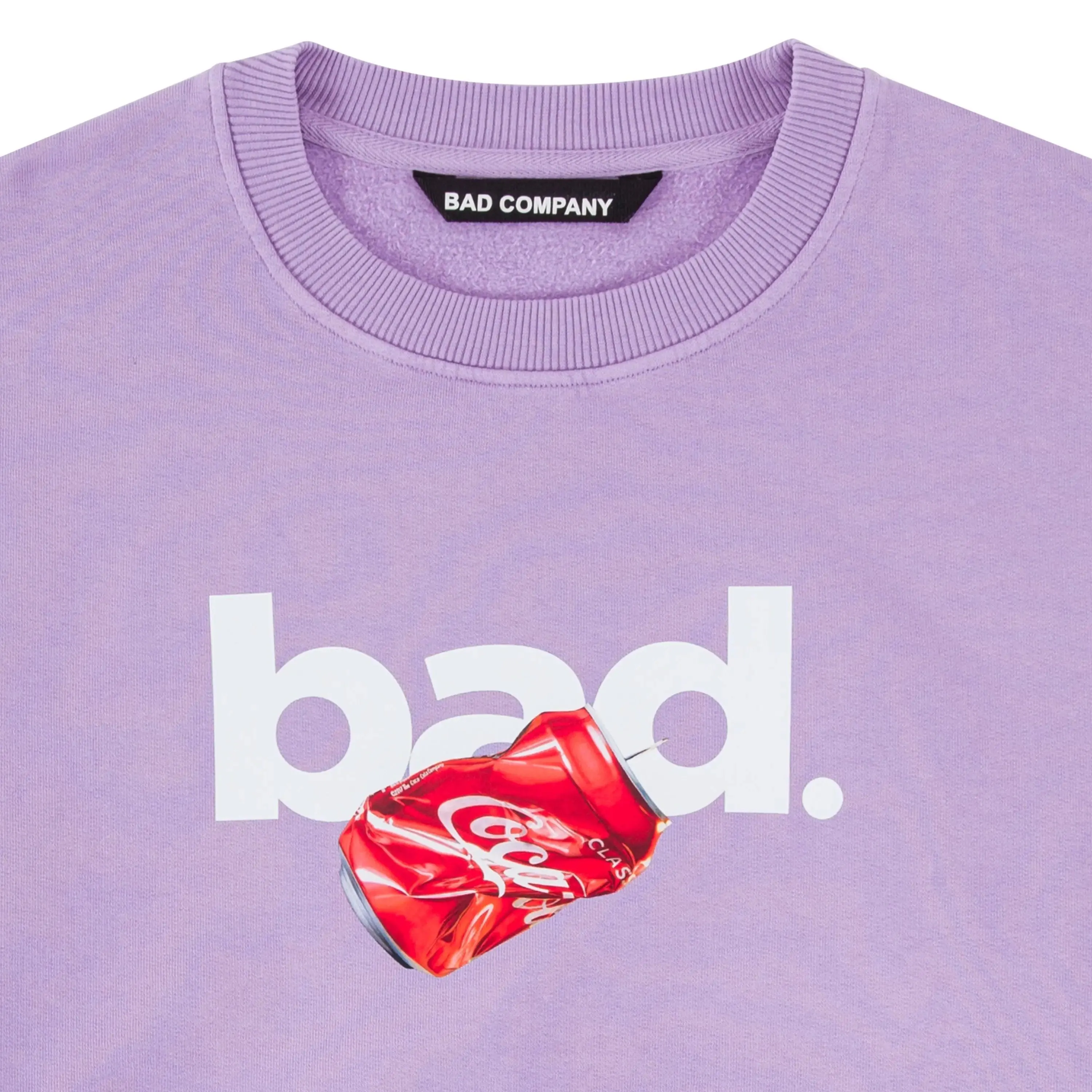 "BAD" Gradient Sweatshirt - Purple