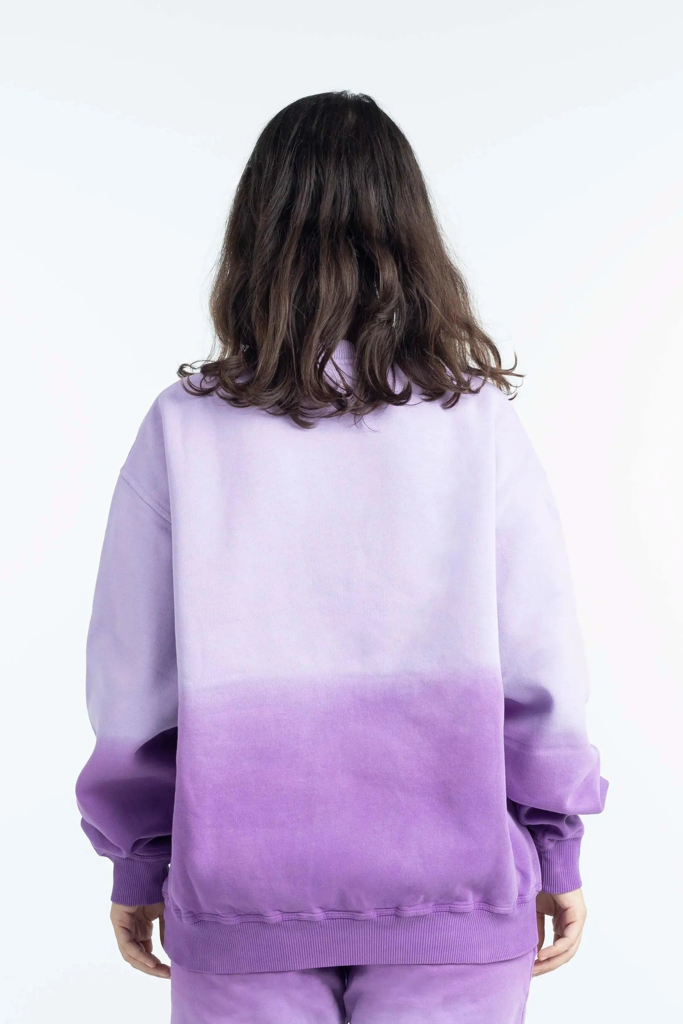 "BAD" Gradient Sweatshirt - Purple
