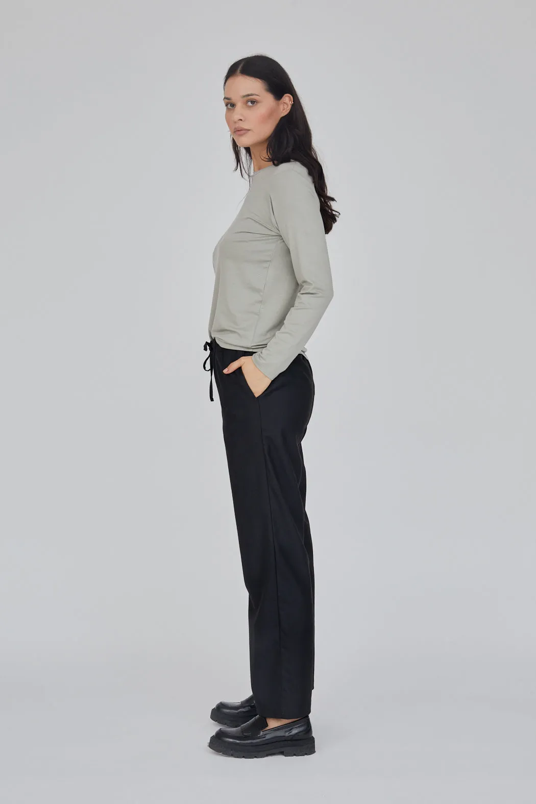 Sage Loose Pants - Black