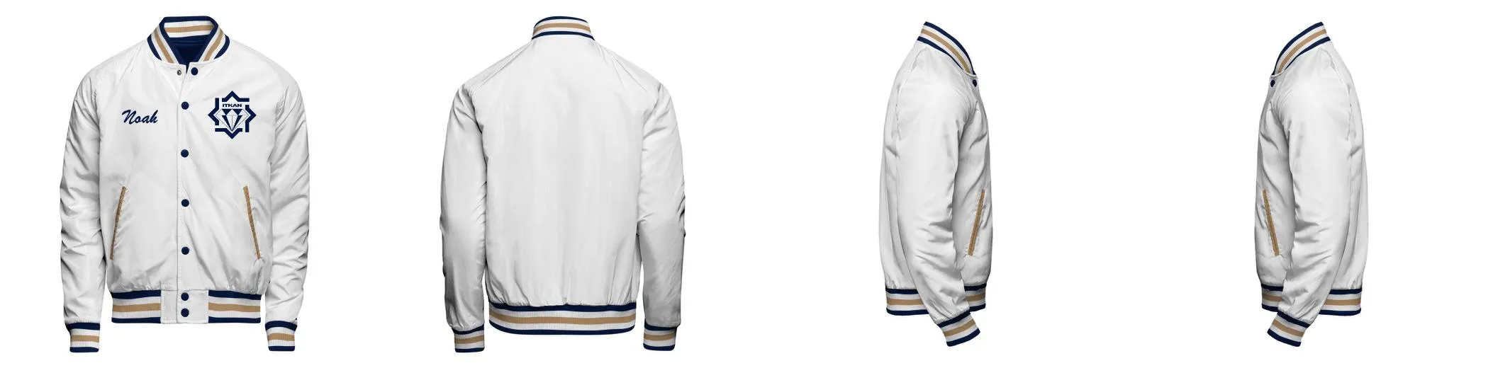 Satin Varsity Jacket