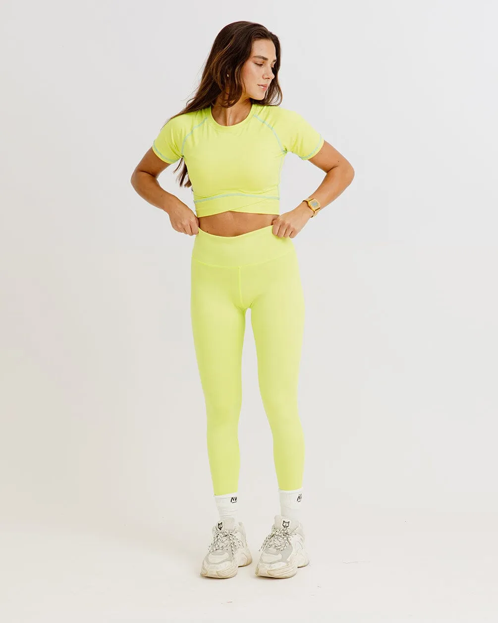 Seamless Lime Leggings